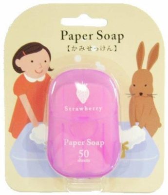 使い切り便利なペーパーソープはお子さんと公園に行く際の必需品!
